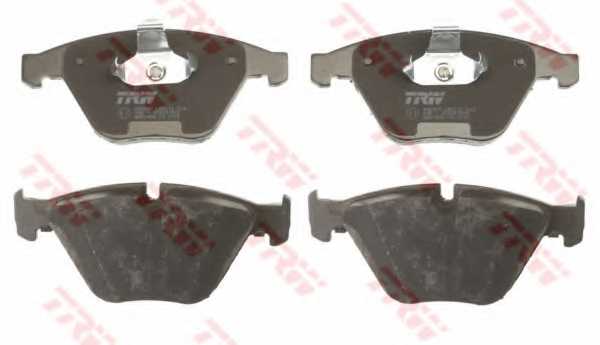 Колодки тормозные дисковые для BMW 1(E82), 3(E90,E91,E92,E93), 5(E60,E61), 6(E63,E64), 7(E65,E66,E67), X1(E84), Z4(E89) <b>TRW GDB1498 / 23312</b> - изображение 1
