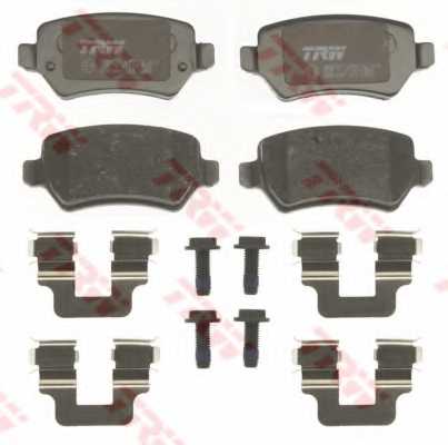 Колодки тормозные дисковые для OPEL ZAFIRA(A05,P12) <b>TRW GDB1831 / 23416</b> - изображение 1