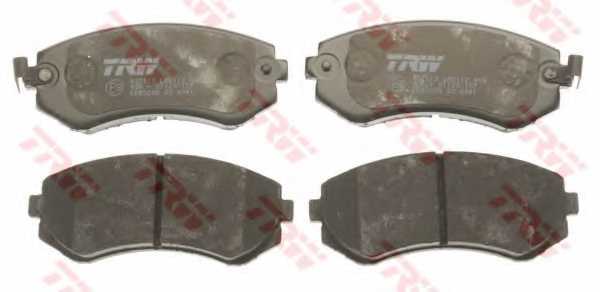 Колодки тормозные дисковые для NISSAN ALMERA(N15), PATROL GR(Y61), PULSAR(N15), SUNNY(N14) <b>TRW GDB3208 / 23502</b> - изображение 1