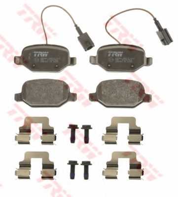 Колодки тормозные дисковые <b>TRW GDB1881 / 23661</b> - изображение 1