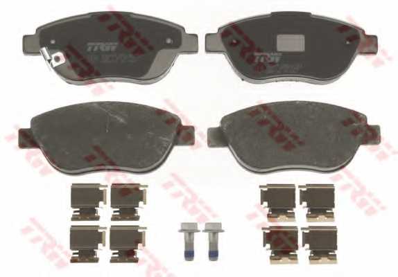 Колодки тормозные дисковые для FIAT 500L(199#) / OPEL CORSA <b>TRW GDB1701 / 23708</b> - изображение 1