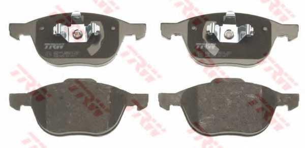Колодки тормозные дисковые для FORD C-MAX, ECOSPORT, FOCUS, KUGA / MAZDA 3, 5, BIANTE, PREMACY / VOLVO C30, C70, S40, V40, V50 <b>TRW GDB1583 / 23723</b> - изображение 1