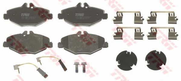 Колодки тормозные дисковые для MERCEDES E(S211,W211) <b>TRW GDB1542 / 23743</b> - изображение 1