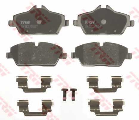 Колодки тормозные дисковые для BMW 1(E81,E82,E87,E88) <b>TRW GDB1611 / 23915</b> - изображение 1