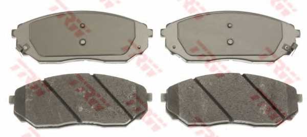 Колодки тормозные дисковые для KIA SORENTO(JC) <b>TRW GDB3343 / 24068</b> - изображение 1