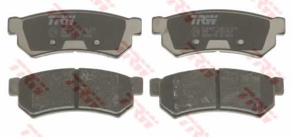 Колодки тормозные дисковые для CHEVROLET LACETTI(J200), NUBIRA / DAEWOO GENTRA, LACETTI(KLAN), NUBIRA(KLAN) <b>TRW GDB4178 / 24071</b> - изображение 1