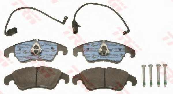 Колодки тормозные дисковые для AUDI A4(8K2,8K5,8KH,B8), A5(8F7,8T3,8TA), Q5(8R) <b>TRW GDB1768 / 24743</b> - изображение 1