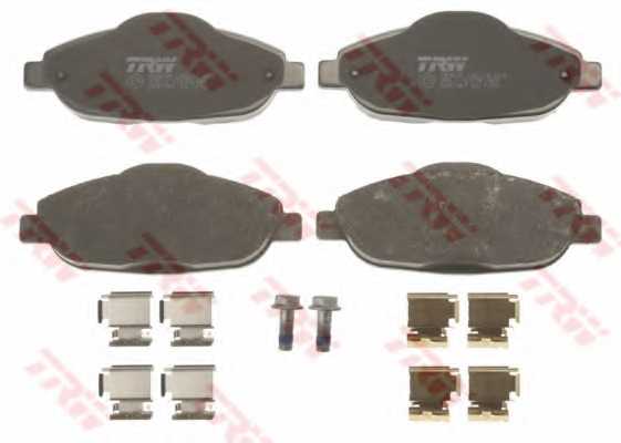 Колодки тормозные дисковые для PEUGEOT 3008, 308(4A#,4C#) <b>TRW GDB1761 / 24660</b> - изображение 1