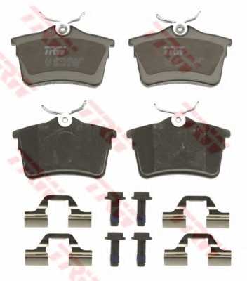 Колодки тормозные дисковые для CITROEN BERLINGO(B9,MF) / PEUGEOT 308, PARTNER <b>TRW GDB1799 / 24765</b> - изображение 1