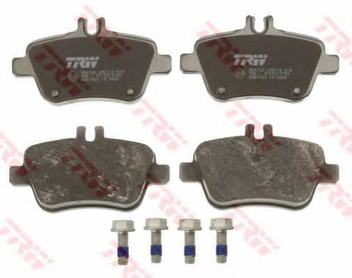 Колодки тормозные дисковые для MERCEDES A(W176), B(W242,W246), CLA(C117,X117), GLA(X156), SLC(R172), SLK(R172) <b>TRW GDB1920 / 24848</b> - изображение 1