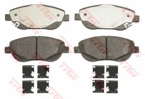 Колодки тормозные дисковые для TOYOTA AVENSIS(ADT27,ZRT27), VERSO(#AUR2#,#ZGR2#) <b>TRW GDB3511 / 24946</b> - изображение 1