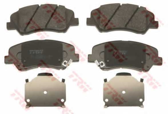Колодки тормозные дисковые для HYUNDAI ACCENT(RB) / KIA RIO(UB) <b>TRW GDB3548 / 25348</b> - изображение 1