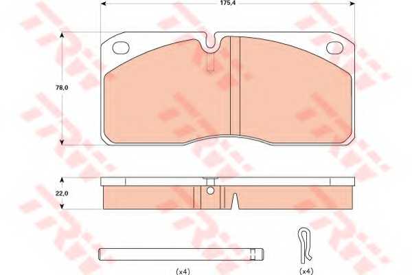 Колодки тормозные дисковые <b>TRW GDB5058 / 29067</b> - изображение 2