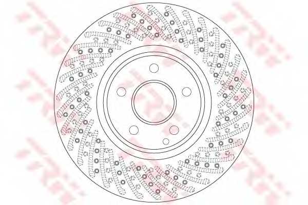 Тормозной диск TRW DF6079S - изображение 1