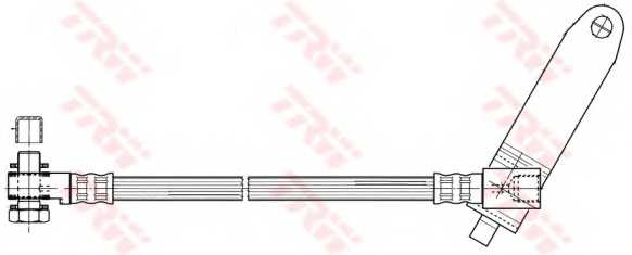 Тормозной шланг TRW PHD951 - изображение 1
