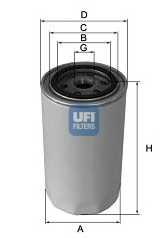 Фильтр масляный <b>UFI 23.130.00</b> - изображение