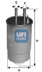 Фильтр топливный UFI 24.ONE.0B - изображение