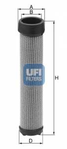 Фильтр добавочного воздуха UFI 27.A44.00 - изображение