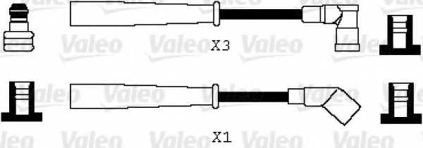 Комплект проводов зажигания VALEO 346066 - изображение