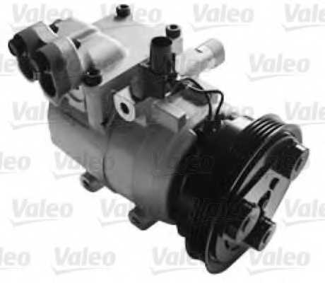 Компрессор кондиционера для HYUNDAI TUCSON(JM) / KIA SPORTAGE(KM#,JE#) <b>VALEO 813357</b> - изображение