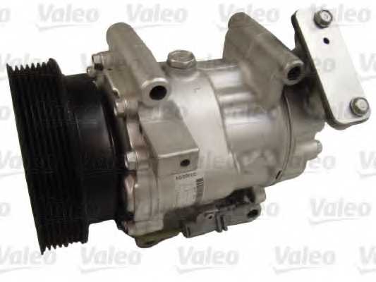 Компрессор кондиционера для RENAULT CLIO(CR0/1,BR0/1,KR0/1#), MODUS(F/JP0#), TWINGO(CN0#), WIND(E4M#) <b>VALEO 813632</b> - изображение