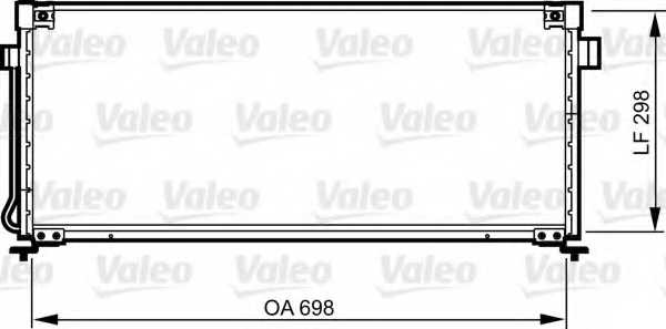 Конденсатор кондиционера VALEO 814259 - изображение