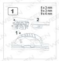 Щетка стеклоочистителя WEEN 100-6024 - изображение 1