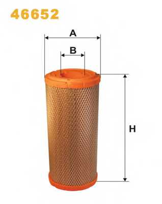 Фильтр воздушный WIX FILTERS 46652 - изображение
