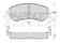 Колодки тормозные дисковые задние подходят для NISSAN Patrol/Safari (Y61) AKEBONO AN-277WK Колодки тормозные дисковые задние подходят для NISSAN Patrol/Safari (Y61) AKEBONO AN-277WK - изображение