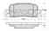 Колодки тормозные дисковые задние Toyota Camry V30 AKEBONO AN-659K Колодки тормозные дисковые задние Toyota Camry V30 AKEBONO AN-659K - изображение