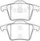 Комплект тормозных колодок, дисковый тормоз ASVA AKD0358 - изображение