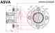 Ступица [12] ASVA HNWHCFA50R - изображение