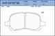 Изображение товара "Колодки тормозные передние TOYOTA Corolla 1,4/1,6 04/97-01/02 AYWIPARTS AW1810730"