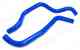 Изображение товара "Патрубок радиатора ВАЗ 2190 Гранта МКПП (2шт) усиленный силикон синий CS-20 06939"