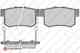 Задние тормозные колодки EURO REPAR 1623064680 - изображение