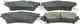 Колодки тормозные задние подходит для TOYOTA HIGHLANDER (NAP) ASU50,GSU5#,GVU58 2013.12- [US] FEBEST 0101-GGL15R - изображение