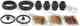 Ремкомплект задн суппорта TOYOTA COROLLA AE11#/CE11#/EE111 1995-2000 FEBEST 0175-AZT220R - изображение