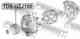 Шкив генератора 1HFDTE подходит для TOYOTA LAND CRUISER 100 HDJ100,UZJ100 1998.01-2007.08 [EU] FEBEST TDS-UZJ100 - изображение
