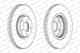 Диск тормозной передний INFINITI G, M, NISSAN MURANO (Z50, Z51) FERODO DDF1505C-1 - изображение