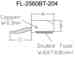 Изображение товара "Молдинг лобового стекла HYUNDAI SONATA NF V 04-10 FLEXLINE FL-2560BT"
