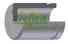 Поршень суппорта TOYOTA HIGHLANDER 2007-2013 LEXUS RX350 FRENKIT P445101 - изображение