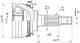 Шрус TOYOTA CAMRY 3.0 91-96AVALON 3.0 94-99 +ABS H.D.K. TO-28A48 - изображение