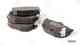 Колодки тормозные тормозные дисковые задние HYUNDAY Elantra XD без абс HOLA BD849 - изображение