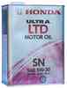 Масло моторное полусинтетическое 4л 5w30 SN Honda Ultra LTD-SN 08218-99974 Масло моторное полусинтетическое 4л 5w30 SN Honda Ultra LTD-SN 08218-99974 - изображение