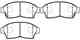 Колодки тормозные дисковые передн TOYOTA: CAMRY 91-01, CARINA E 91-01, COROLLA 92-00, PICNIC 96-01, RAV 4 94-00 HSB HP5001 - изображение