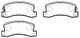 Колодки тормозные дисковые задн TOYOTA: COROLLA 84-02, CAMRI 91-01, CELICA 89-99 HSB HP5008 - изображение