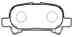 Колодки тормозные дисковые задн TOYOTA: CAMRY (USA) 01-05, AVALON 00-, SOLARA 01- HSB HP5088 Колодки тормозные дисковые задн TOYOTA: CAMRY (USA) 01-05, AVALON 00-, SOLARA 01- HSB HP5088 - изображение