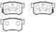 Колодки тормозные дисковые задн HONDA: CR-V 04.9- HSB HP5209 - изображение