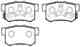 Колодки тормозные дисковые HONDA CR-V 04.9- HSB HP8163 - изображение