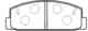 Колодки тормозные дисковые MAZDA: RX-7 84 HSB HP8275 - изображение
